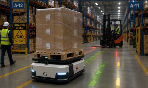 Heavy Pallet Movement and Shared-Aisle Safety Risks