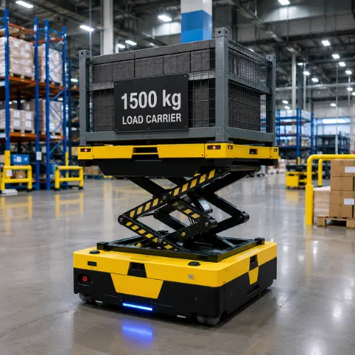 Lifting AMR for 1500 kg Load Carrier